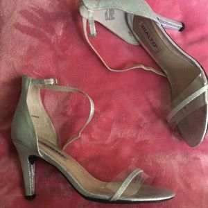 Silver Sparkling heels